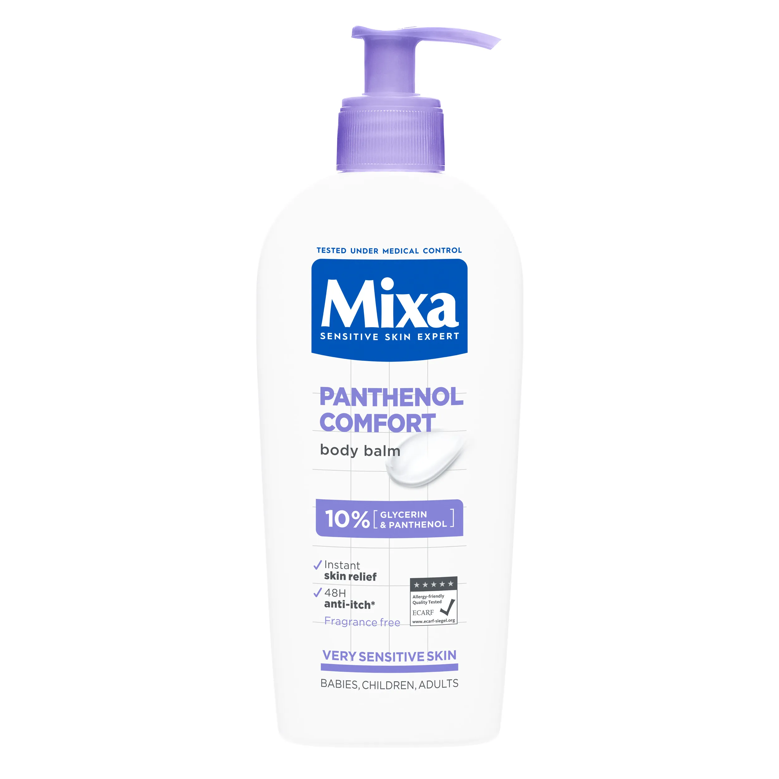 Зволожуючий бальзам для тіла: Mixa Pantenol Comfort | Mixa