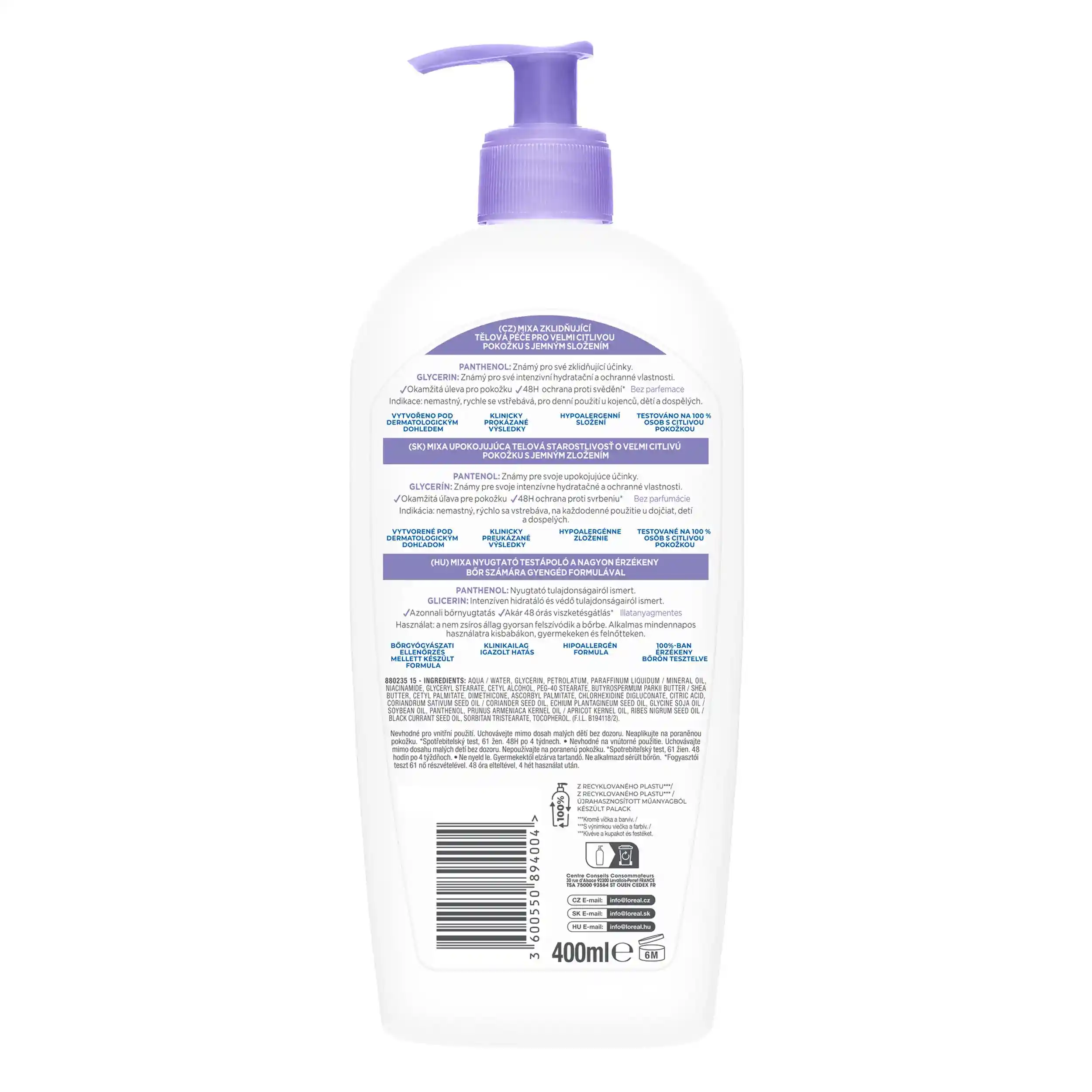 Mixa Panthenol Comfort Soothing Body Balm