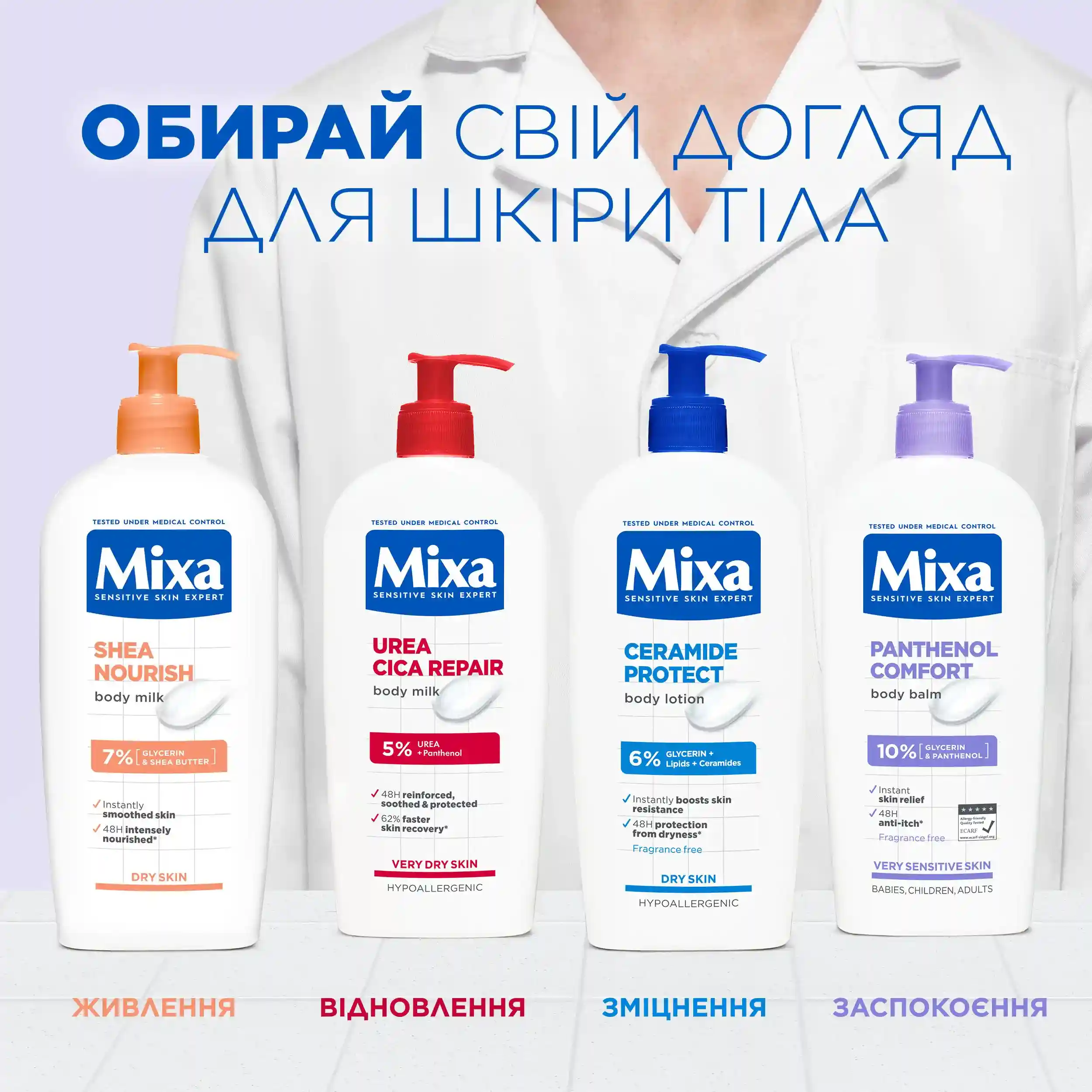 Mixa Panthenol Comfort Soothing Body Balm
