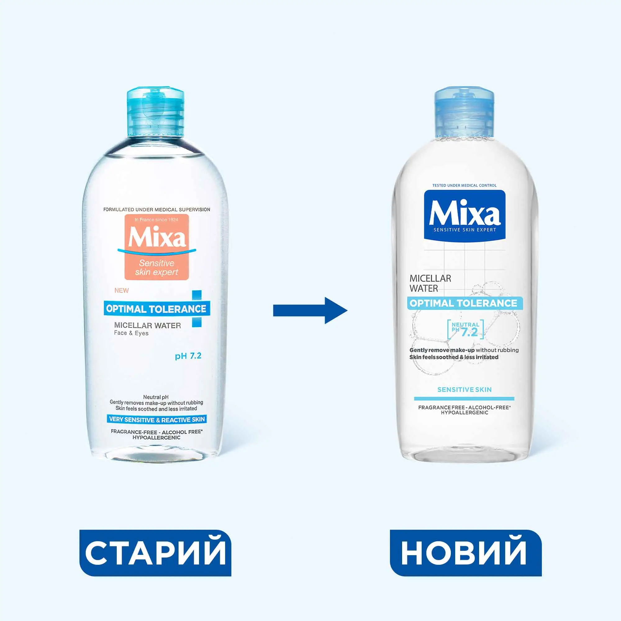 Mixa Optimal Tolerance Micellar Water