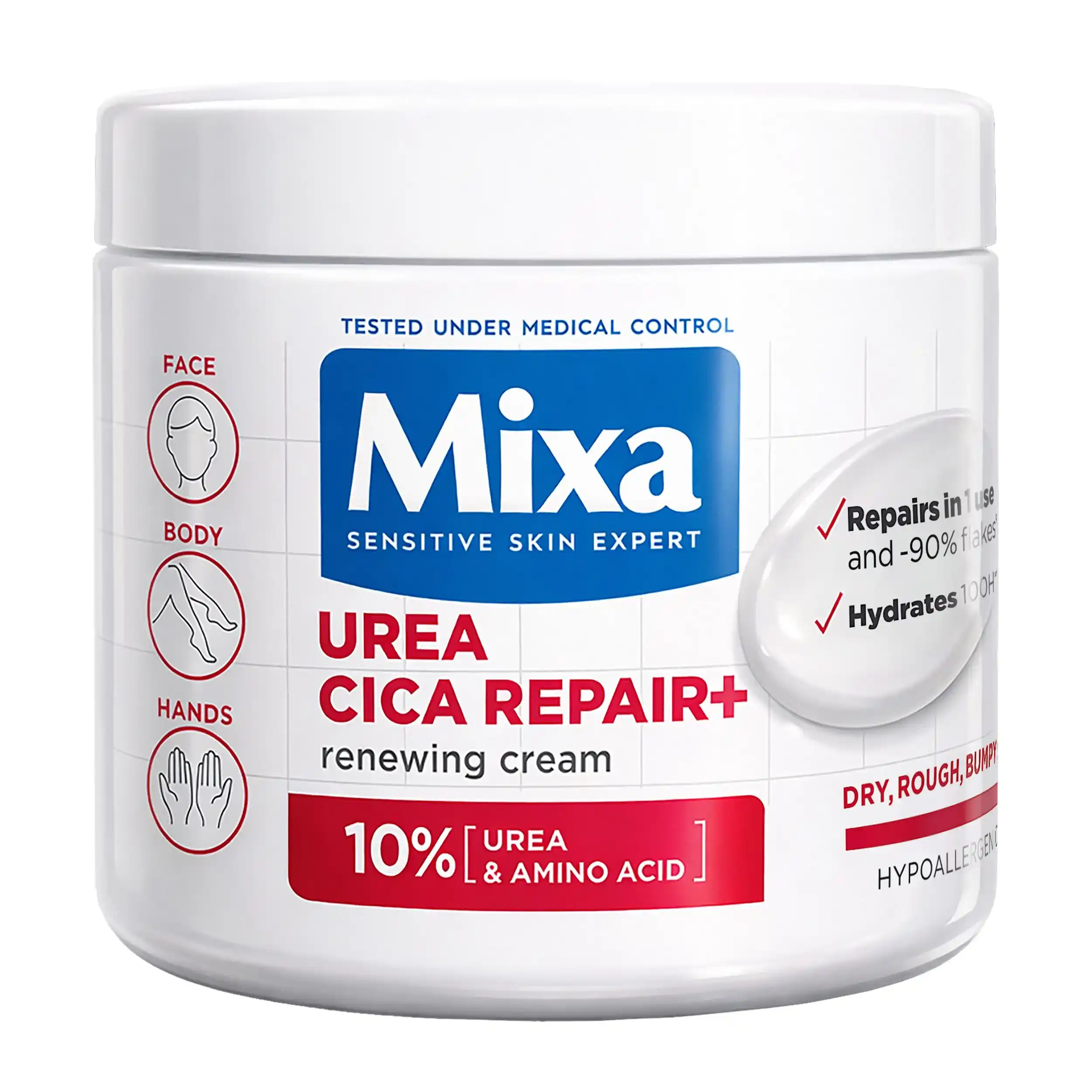 Mixa Urea Cica Repair+Renewing Cream