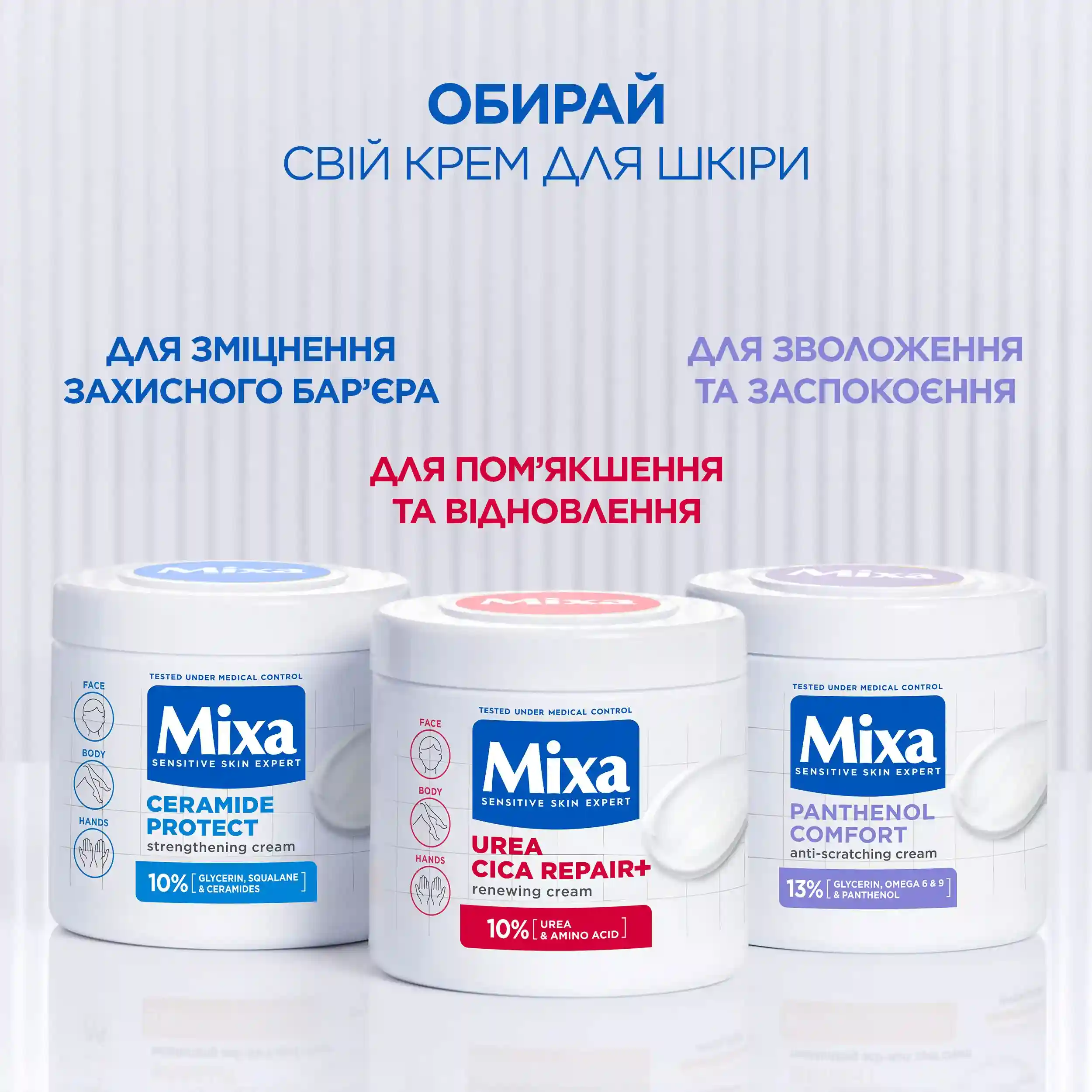 Mixa Urea Cica Repair+Renewing Cream