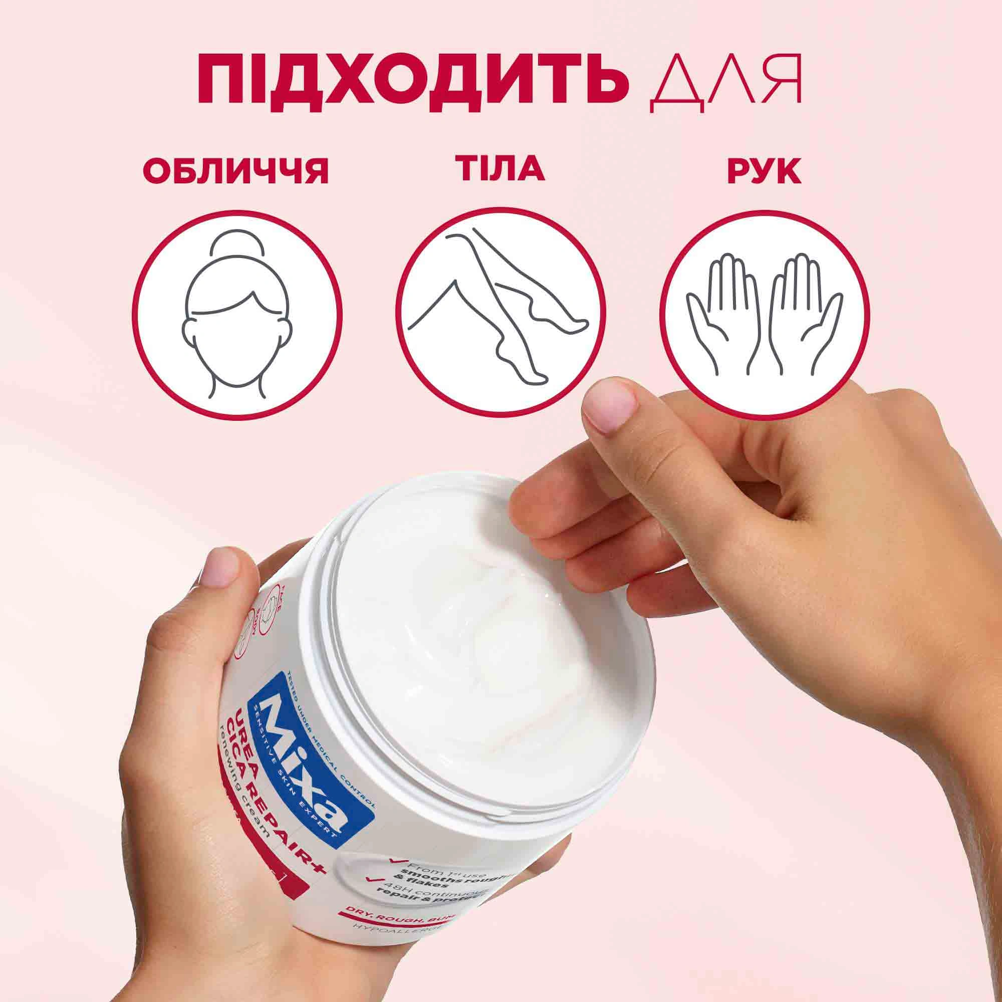Mixa Urea Cica Repair+Renewing Cream