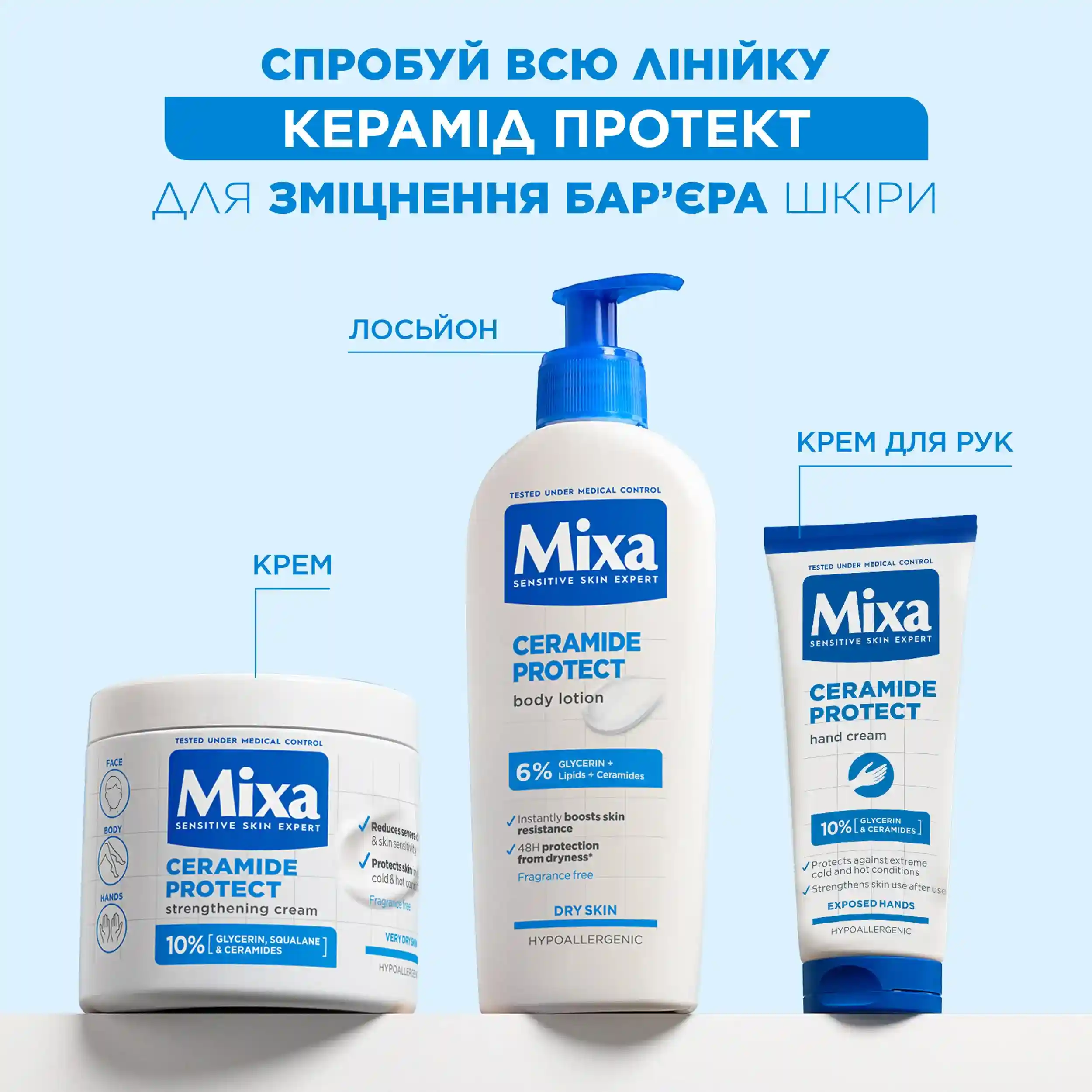 Mixa Ceramide Protect Body Lotion