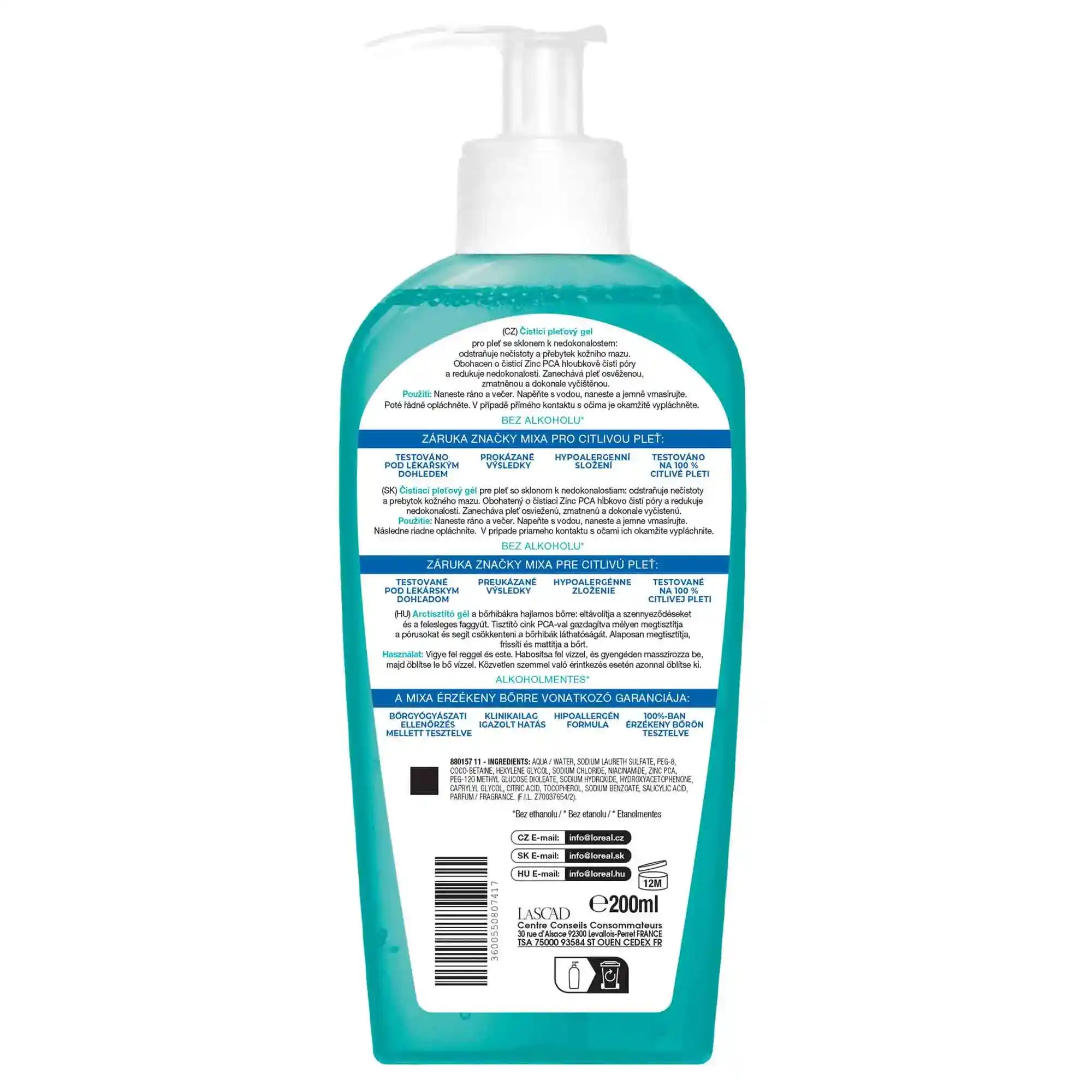 Mixa Anti-imperfection Purifying Gel Wash