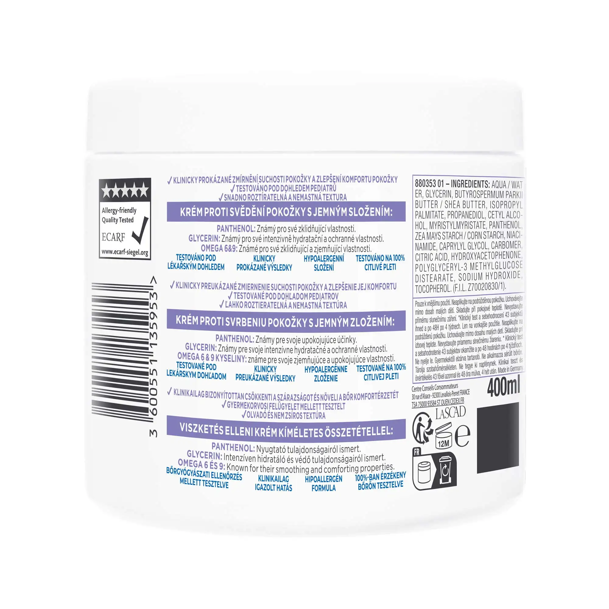 Mixa Panthenol Comfort Anti-Scratching Cream
